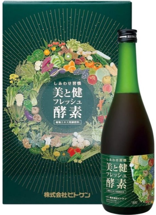 美と健フレッシュ酵素 720ml×２本入 （ビトケン酵素）画像