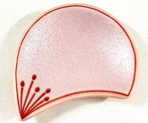 錦曙釉銀叩花びら箸置の画像