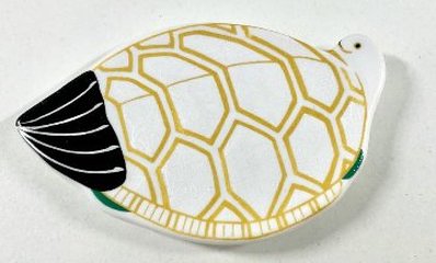 錦雪衣菱模様亀形箸置の画像