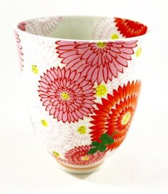 錦菊花尽くし軽々湯呑みの画像