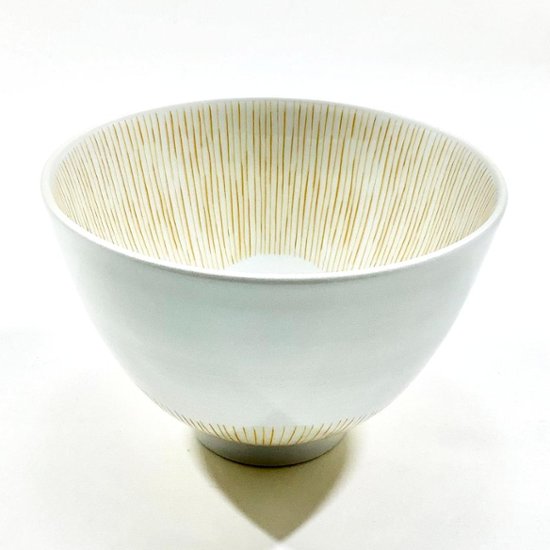 錦小花きび糸十草高茶碗　11㎝画像