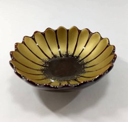 錦金彩べっ甲釉菊形千代口の画像