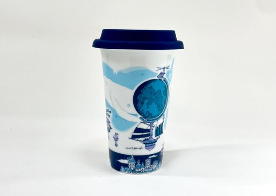 Traveling Tumbler/地球儀　300ml（コンビニコーヒーMサイズ対応）の画像