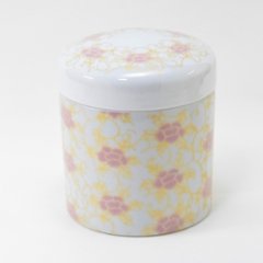 薄紅牡丹四寸骨壷（桐箱付）12㎝の画像