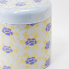 紫牡丹四寸骨壷（桐箱付）12㎝画像