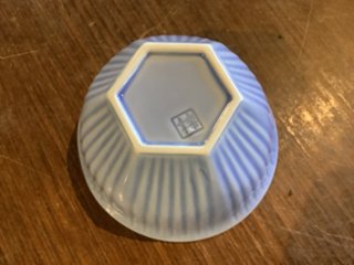 陶器市企画　【アウトレット】有田焼　淡ルリ釉6点セット　画像