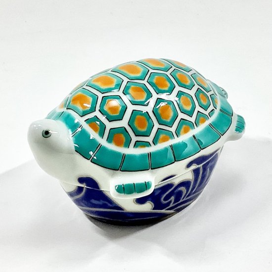 錦亀形蓋物画像