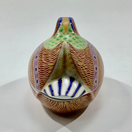 錦新おしどり蓋物/雄　画像