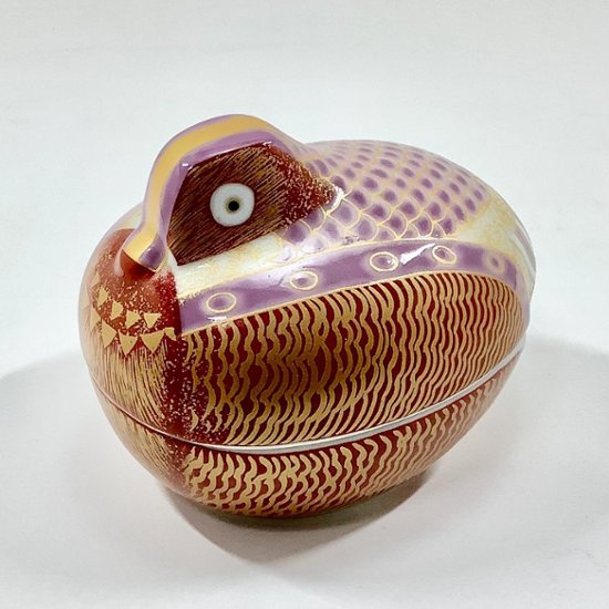 錦新おしどり蓋物/雌画像