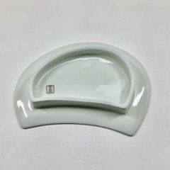 錦月明半月銘々皿（白）　14.5㎝画像