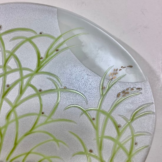 錦月明半月銘々皿（白）　14.5㎝画像