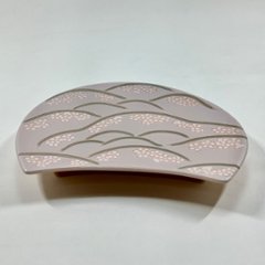 錦吉野山半月銘々皿（桜）　14.5㎝画像