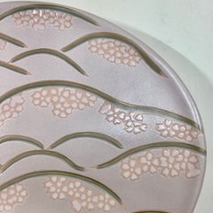 錦吉野山半月銘々皿（桜）　14.5㎝画像
