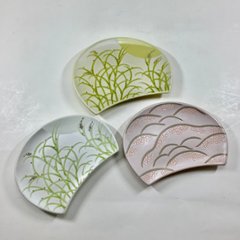 錦吉野山半月銘々皿（桜）　14.5㎝画像