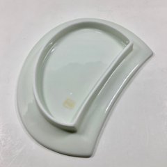 錦月明半月焼皿（白）21㎝画像