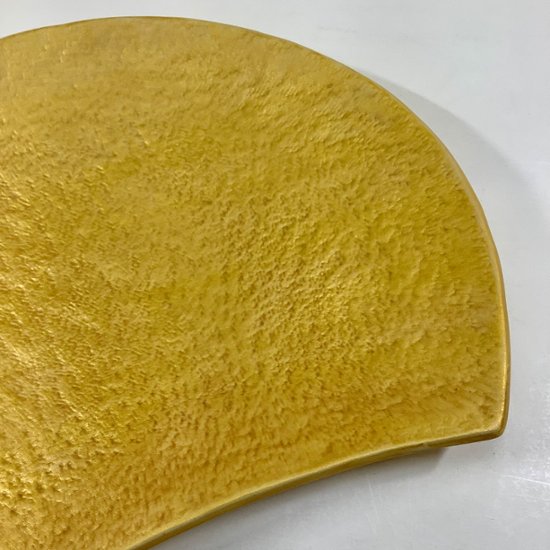 錦金彩布目半月口変り/さび　23㎝画像