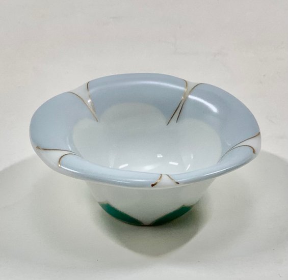 錦朝顔小付/青画像