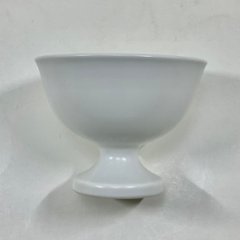 錦薄紅花彫高台小付　8㎝画像