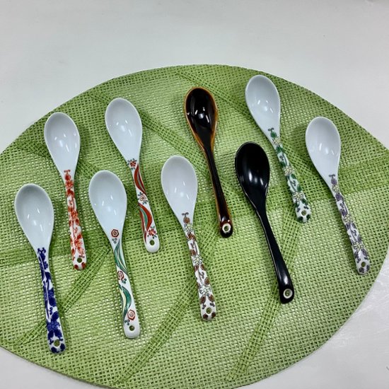 錦赤唐草スプーン　　13.5cm画像