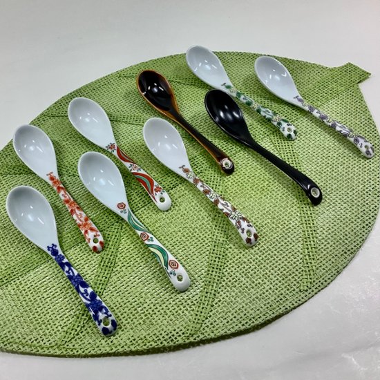 錦赤唐草スプーン　　13.5cm画像