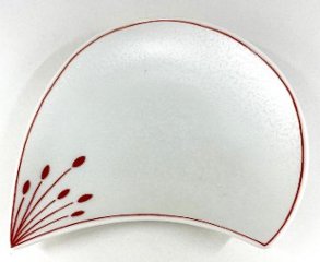 錦銀叩花びら小皿の画像