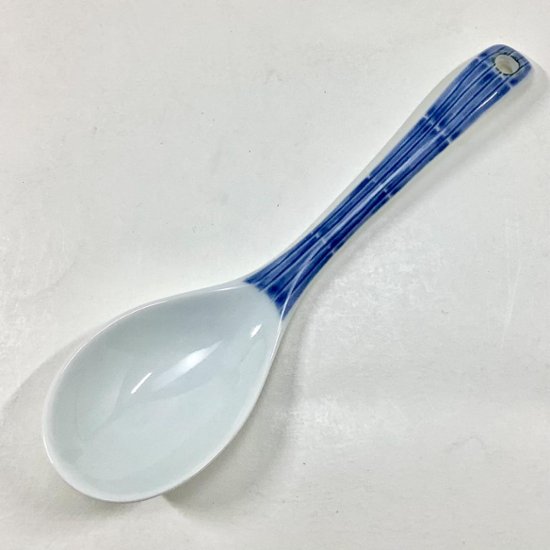 染付十草レンゲ　　　14㎝画像