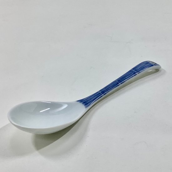 染付十草レンゲ　　　14㎝画像