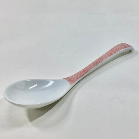 染付赤十草レンゲ　　　14㎝画像