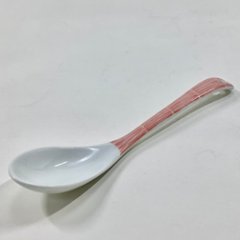 染付赤十草スプーン　　13.5㎝画像