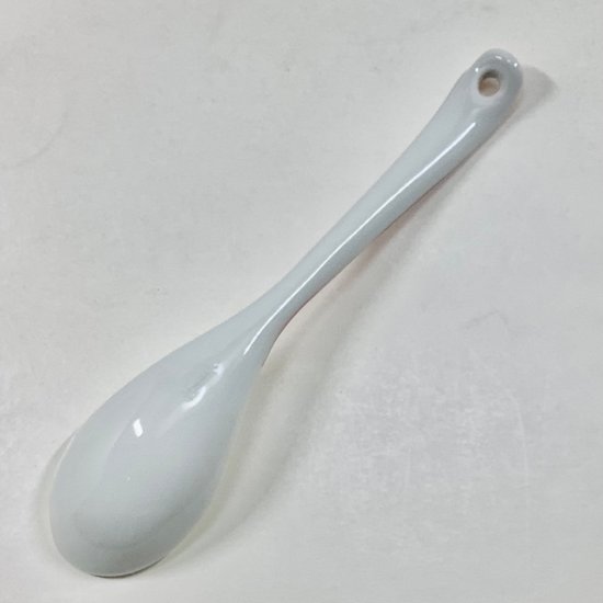 染付赤十草スプーン　　13.5㎝画像