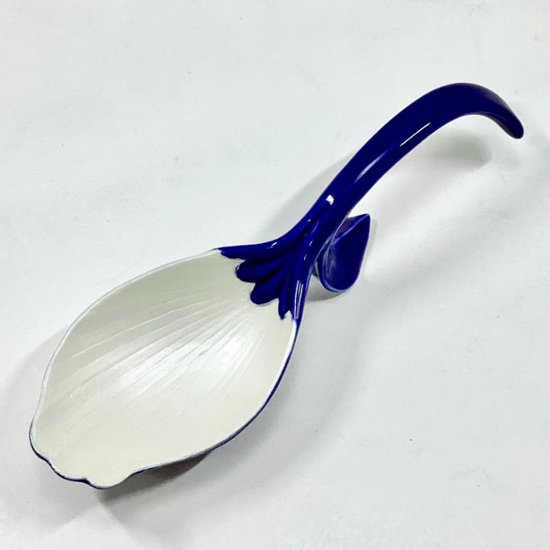 錦瑠璃釉 銀花びらプレートスプーン　14.5㎝画像