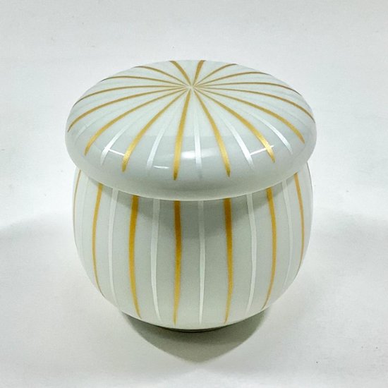 錦金銀新十草 腰張中蒸碗　7.5cm 画像