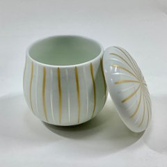 錦金銀新十草 腰張中蒸碗　7.5cm 画像