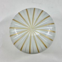 錦金銀新十草 腰張中蒸碗　7.5cm 画像