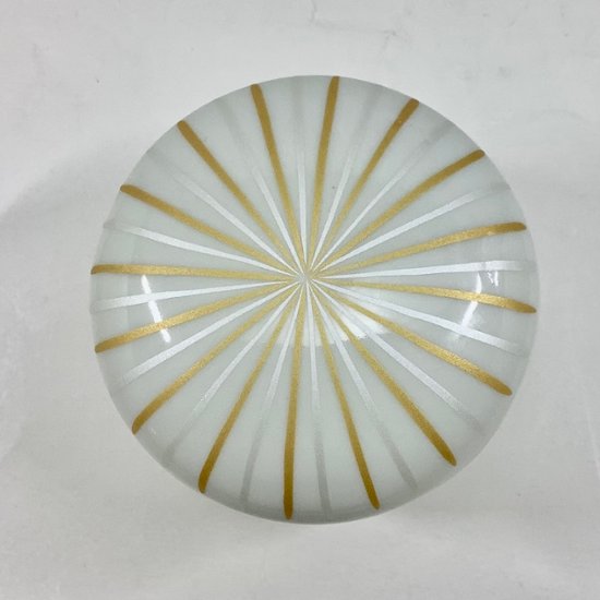 錦金銀新十草 腰張中蒸碗　7.5cm 画像