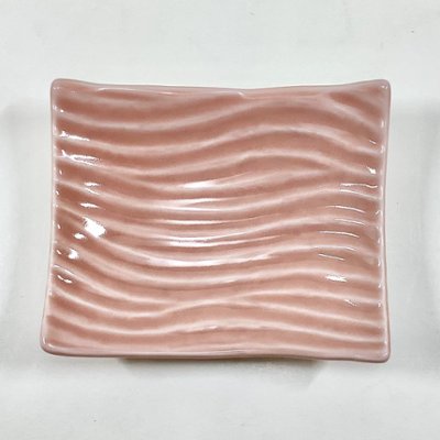 曙釉 ナギ彫り長角小付　　10㎝の画像