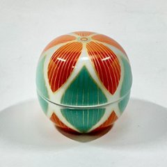 錦二色桔梗手まり紅玉の画像