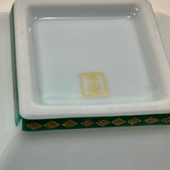 錦緑濃葡萄唐草 なぶり正角小鉢　12㎝画像