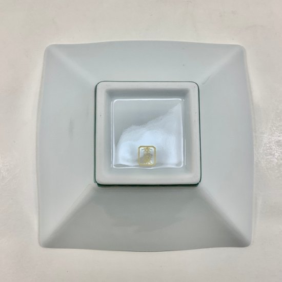 錦緑濃葡萄唐草 なぶり正角小鉢　12㎝画像