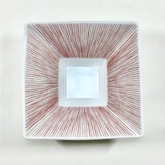 錦赤糸十草 なぶり正角小鉢　12㎝の画像