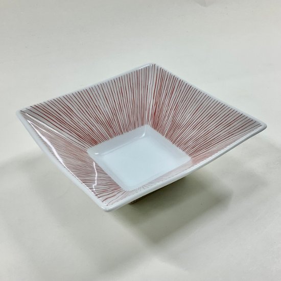 錦赤糸十草 なぶり正角小鉢　12㎝画像