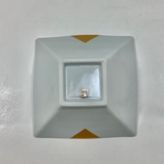 錦古代釉金短冊 なぶり正角小鉢　12㎝画像
