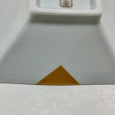 錦古代釉金短冊 なぶり正角小鉢　12㎝画像