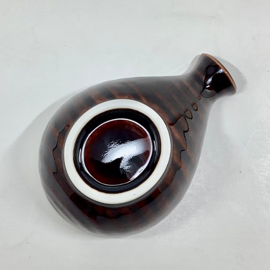 べっ甲釉 半徳利小付　9㎝画像