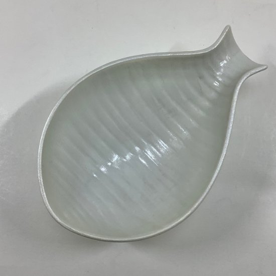 錦銀巻乳白釉 半徳利仲付　13㎝画像