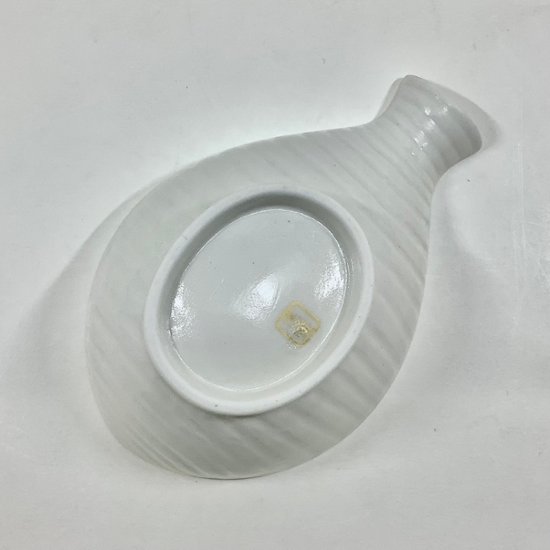錦銀巻乳白釉 半徳利仲付　13㎝画像