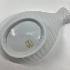 錦銀巻乳白釉 半徳利仲付　13㎝画像