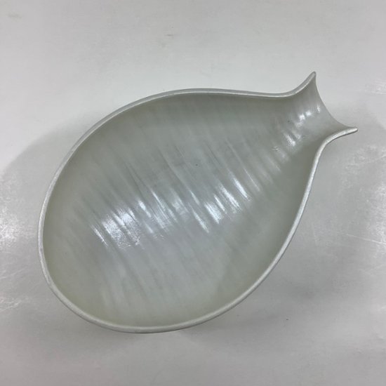 錦銀巻乳白釉 半徳利小鉢　17.5㎝画像