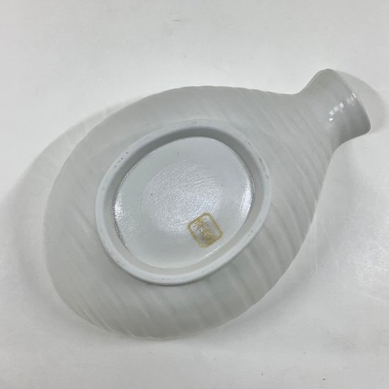 錦銀巻乳白釉 半徳利小鉢　17.5㎝画像