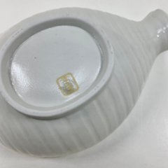 錦銀巻乳白釉 半徳利小鉢　17.5㎝画像
